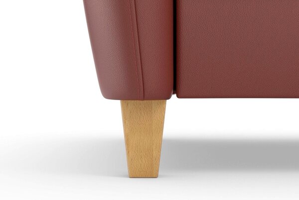 ROHOVÁ SEDAČKA, koža, červenohnedá Sit & More - Sedačky, Online Only