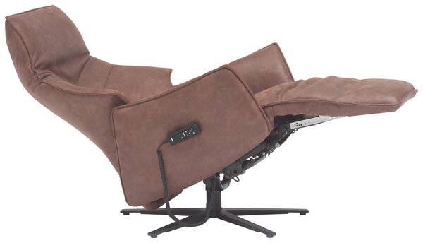 RELAXAČNÉ KRESLO, textil, hnedá Himolla - Kreslá