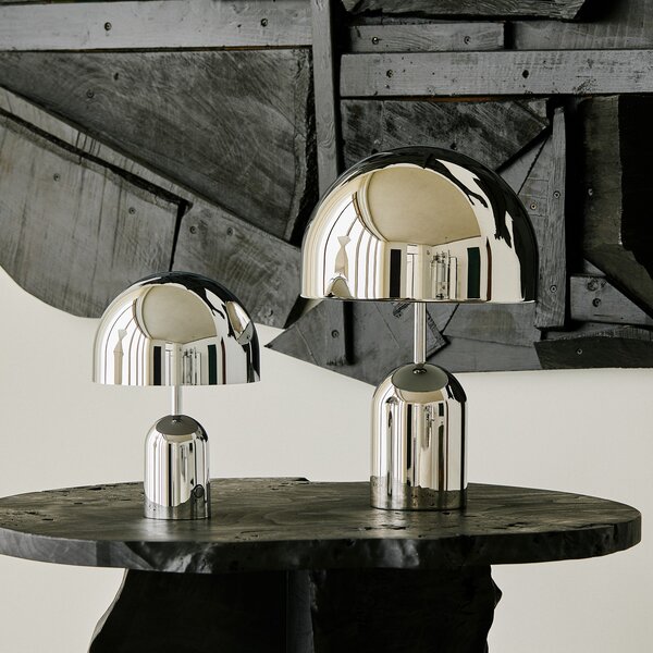 Stolové Lampa Tom Dixon, Bell, stmievateľné, Metalická, Obývacia izba, Kov, Dizajnový