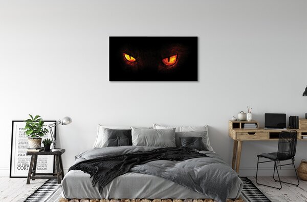 Obraz canvas svietiace oči 100x50 cm