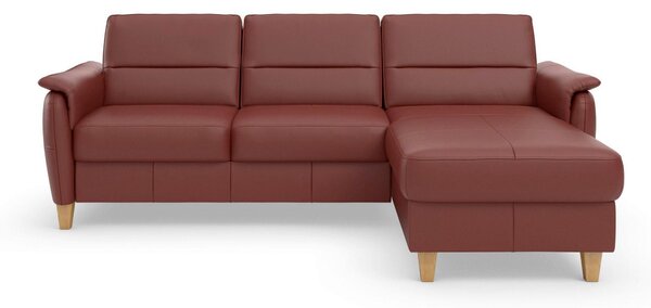 ROHOVÁ SEDAČKA, koža, červenohnedá Sit & More - Sedačky, Online Only