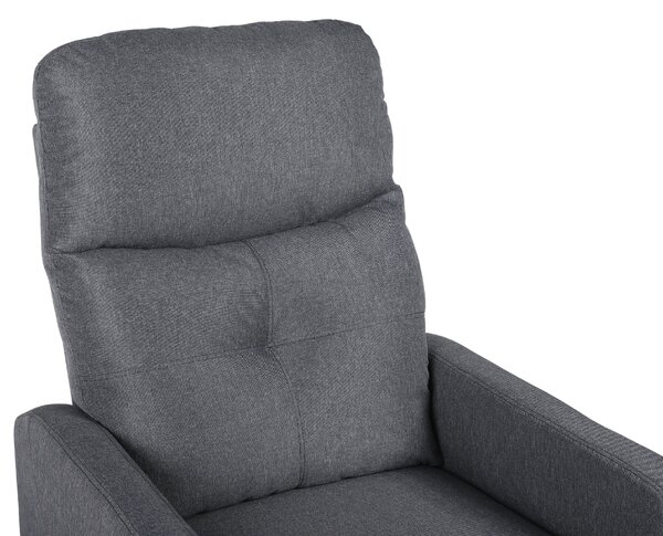 TV kreslo MODO PLUS s elektrickým polohovaním — látka, sivá, nosnosť 130 kg