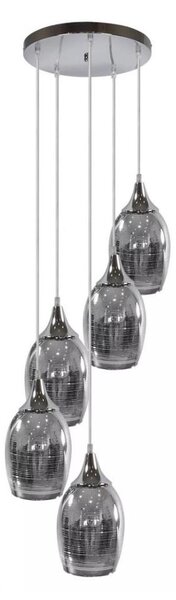 Luster na lanku MARINA 5xE27/60W/230V chróm