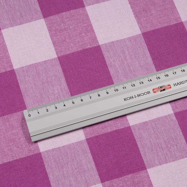 Bavlnená látka Olivia OL-021 Fialová kocka veľká - šírka 150 cm