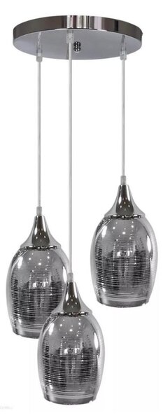 Luster na lanku MARINA 3xE27/60W/230V chróm