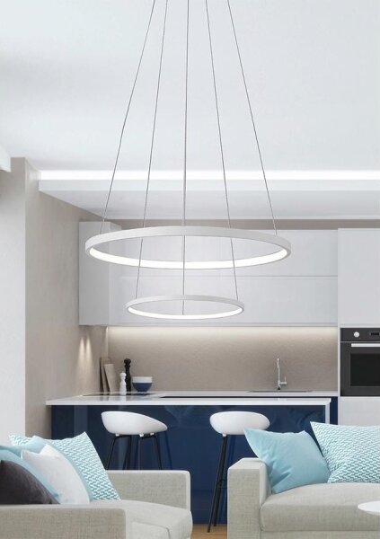 LED Luster na lanku LUNE LED/40W/230V