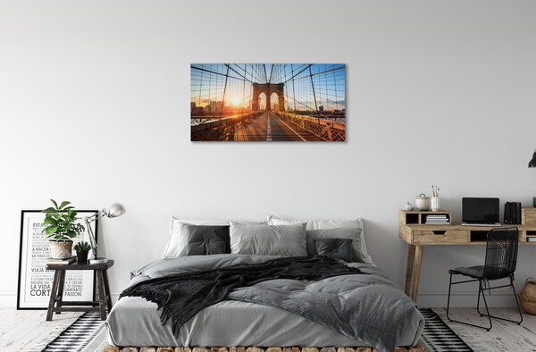 Obraz na plátne Väčšina mrakodrapy svitania 100x50 cm