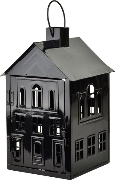 Kovová domová lucerna Roger Laternenhaus 20,3 x 20 x V33,8 cm, neutrálna farba, 1 ks