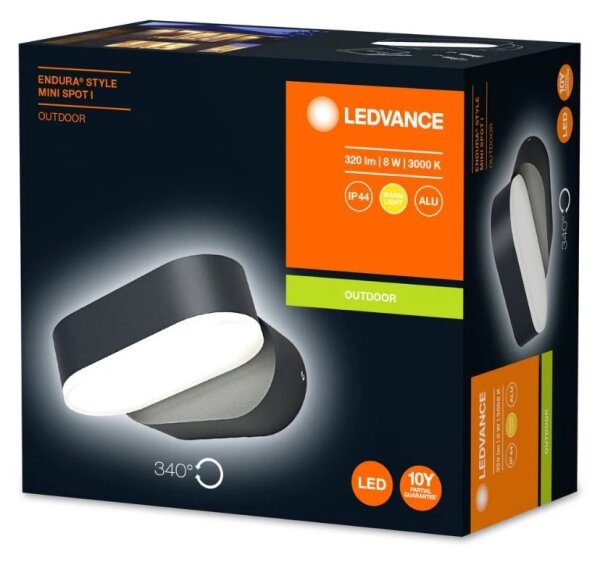 Ledvance - LED Vonkajšie nástenné svietidlo ENDURA LED/8W/230V IP44
