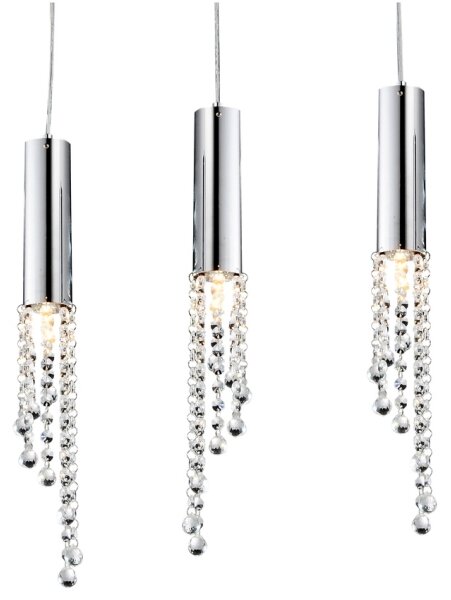 LED Luster na lanku DUERO 3xLED/3W/230V
