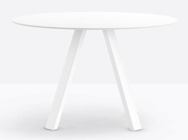 PEDRALI - Stôl ARKI 5/2 - okrúhla stolová doska s kovovou podnožou
