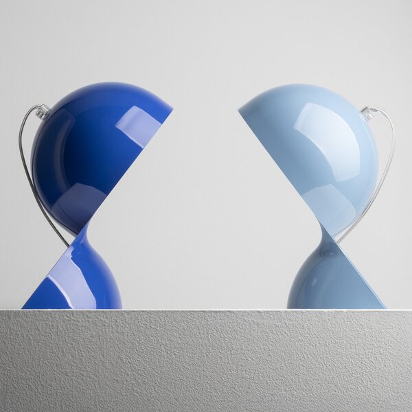 Stolové Lampa Artemide, Dalú, Modrá, Obývacia izba, Plast, Dizajnový