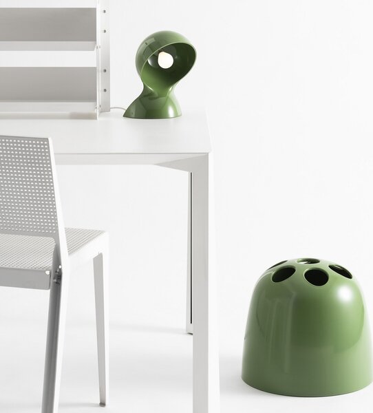 Stolové Lampa Artemide, Dalú, Zelená, Obývacia izba, Plast, Dizajnový