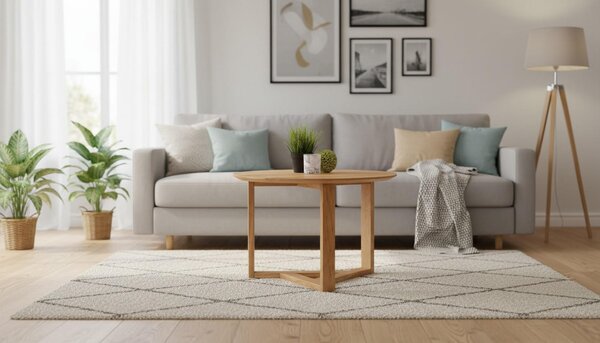 KONFERENČNÝ STOLÍK, divoký dub, drevo, 65/65/45 cm Linea Natura - Stolíky do obývačky, Online Only