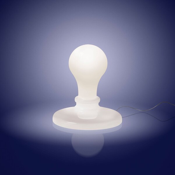 Stolové Lampa Foscarini, White Light, stmievateľné, Biela, Obývacia izba, Sklo, Dizajnový