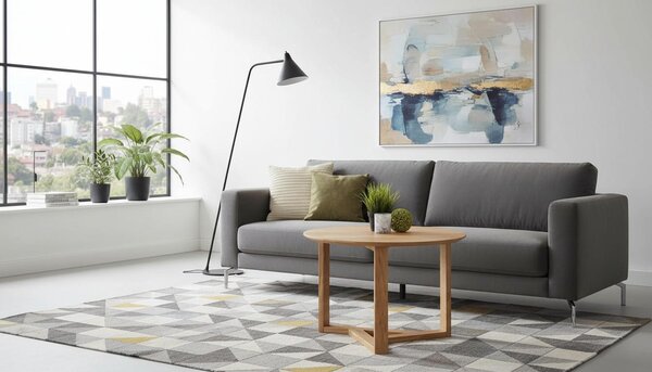 KONFERENČNÝ STOLÍK, divoký dub, drevo, 65/65/45 cm Linea Natura - Stolíky do obývačky, Online Only
