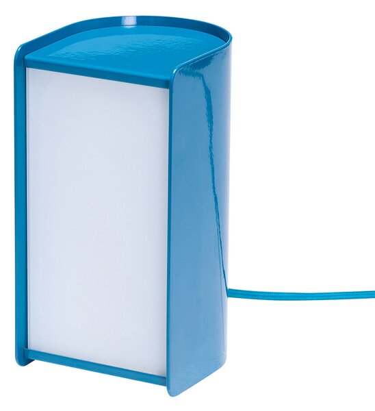 Stolové Lampa Hübsch, Book, stmievateľné, Modrá, Obývacia izba, Kov, Moderný