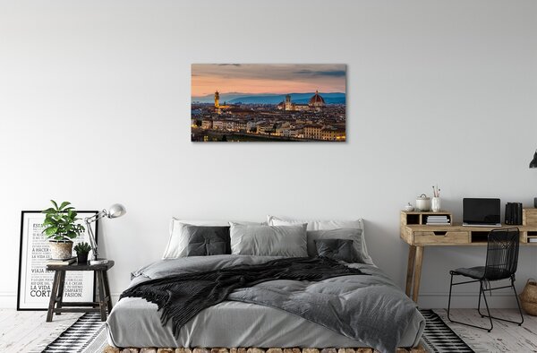 Obraz na plátne Italy Panorama katedrála hory 100x50 cm