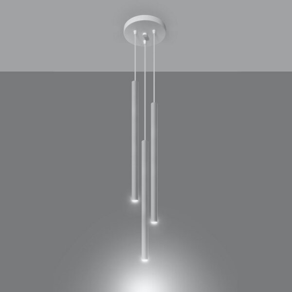 Sollux SL.0467 - Luster na lanku PASTELO 3xG9/8W/230V biela