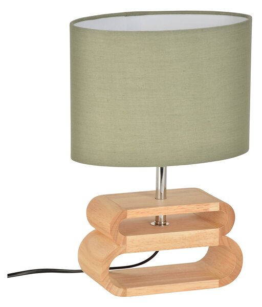 Stolové Lampa COREP, Oslo, Zelená, Obývacia izba, Tkanina / Textil, Škandinávsky