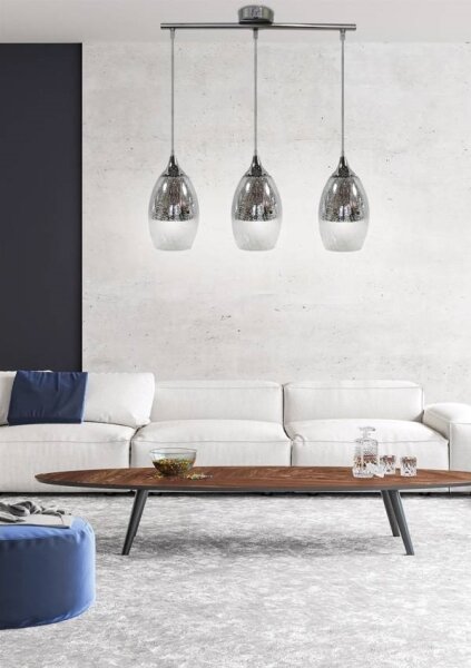 Luster na lanku CELIA 3xE27/60W/230V