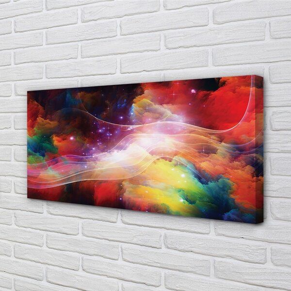 Obraz na plátne Fraktály abstraktné vlna 100x50 cm