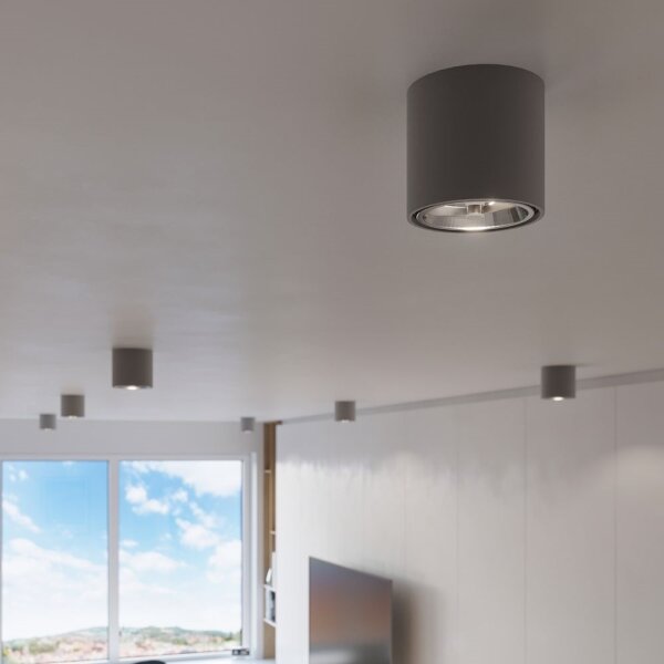 Sollux SL.0696 - Bodové svietidlo TIUBE 1xGU10-AR111/10W/230V