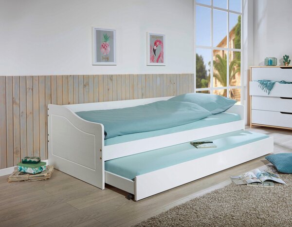 VÝSUVNÁ POSTEĽ, 90/200 cm biela MID.YOU - Detské izby, Online Only