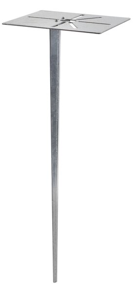 Vonkajšia lampa oceľ vrátane objímky IP44 - Malios so zemným kolíkom a káblovou objímkou