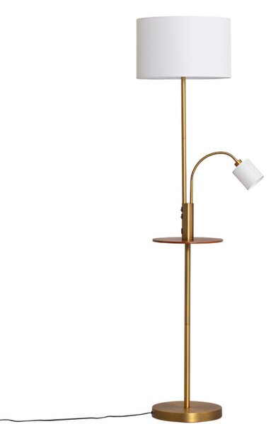 Stojacie Lampa Lindby, Aovan, Bronzová / Stará Mosadz, Obývacia izba, Kov, Moderný