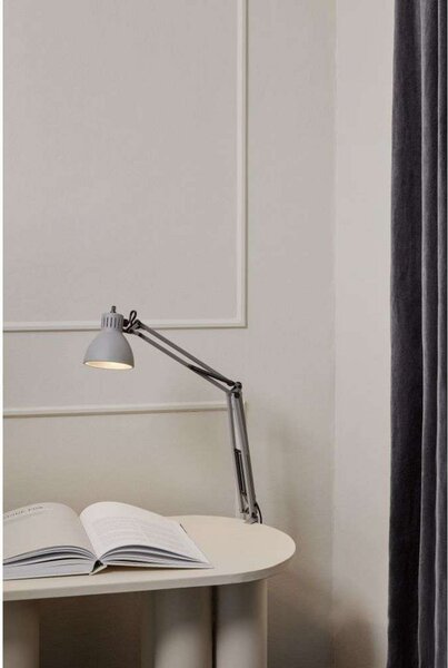 Stolové Lampa NORDIC LIVING, Sivá, Pracovňa, Hliník