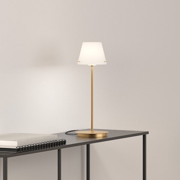 Stolové Lampa Herstal, Biela, Obývacia izba, Kov
