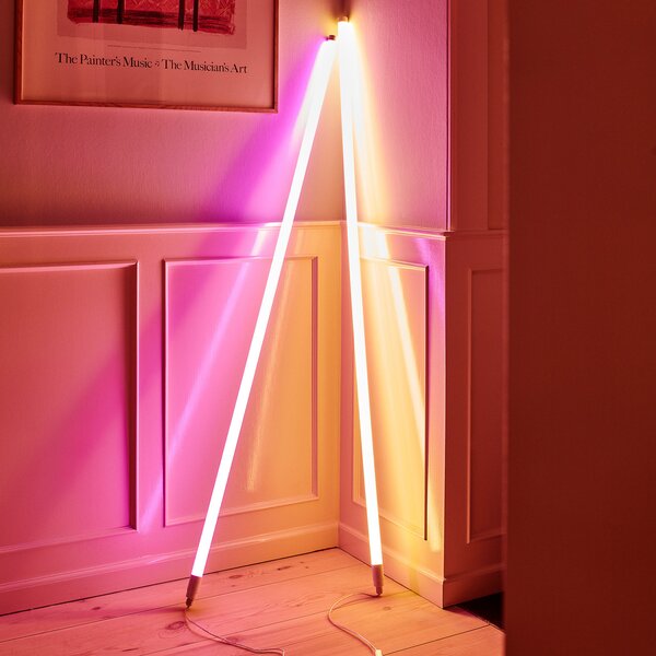 Stolové Lampa HAY, Neon Tube, Biela, Obývacia izba, Plast, Moderný
