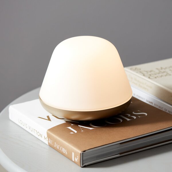 Stolové Lampa Herstal, Zlatá / Mosadz, Obývacia izba, Kov