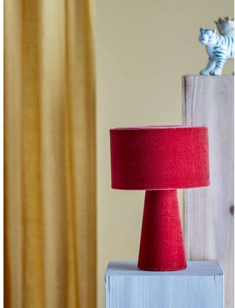 Stolové Lampa Unknown, Červená, Spálňa, Tkanina / Textil