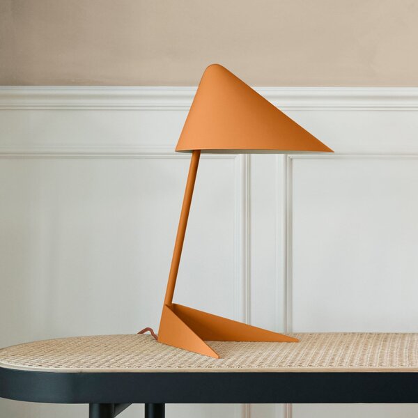Stolové Lampa Warm Nordic, Ambience, Oranžová, Obývacia izba, Kov, Dizajnový
