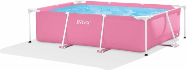Intex_D INTEX 28266 Záhradný rámový bazén ružový 220 x 150 x 60 cm 128266