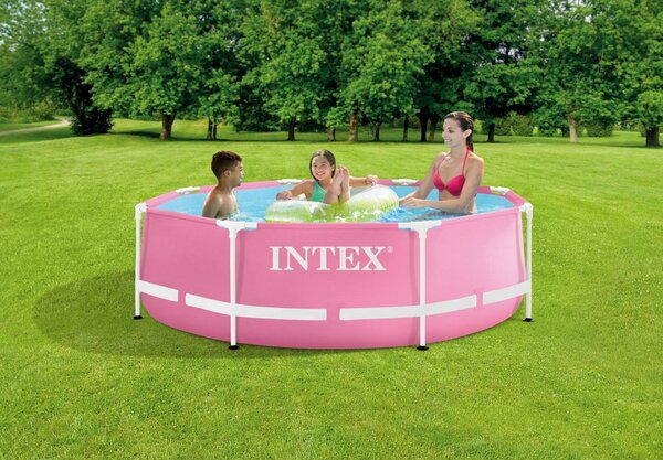 Intex_D INTEX 28290 Záhradný bazén ružový 244x76cm 28290