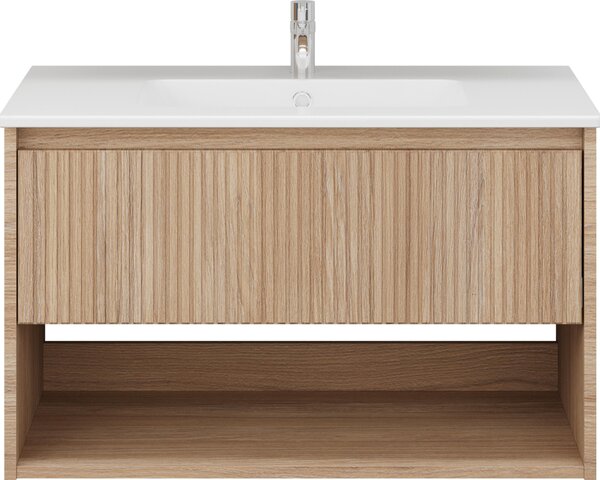 SKRINKA S UMÝVADLOM, farba duba, farba duba, 80 cm Stylife - Kúpeľňové skrinky