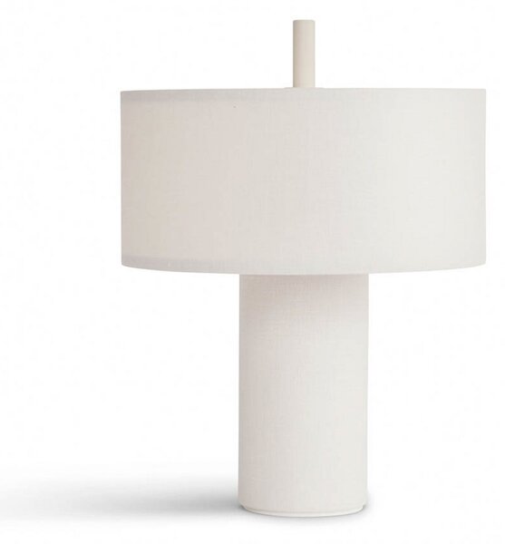 Stolové Lampa New Works, Margin, stmievateľné, Biela, Obývacia izba, Tkanina / Textil, Škandinávsky