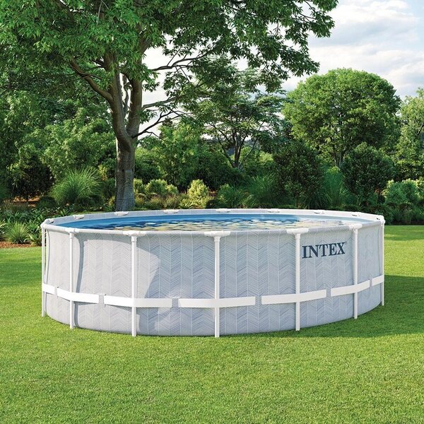 Intex_B Záhradný bazén INTEX 26746 Chevron Prism Frame Premium 488x122 cm 26746