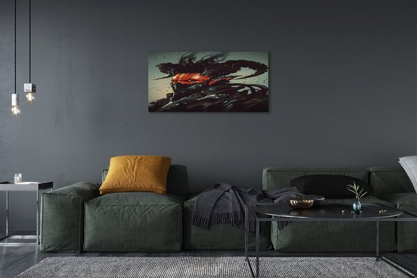 Obraz canvas Tmavé hrozná forma 100x50 cm