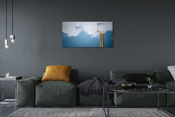 Obraz na plátne rebrík neba 100x50 cm