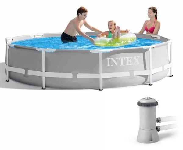 Intex Záhradný bazén INTEX 26712 Prism Frame 366 x 76 cm s kartušovou filtráciou 26712 - Bazén