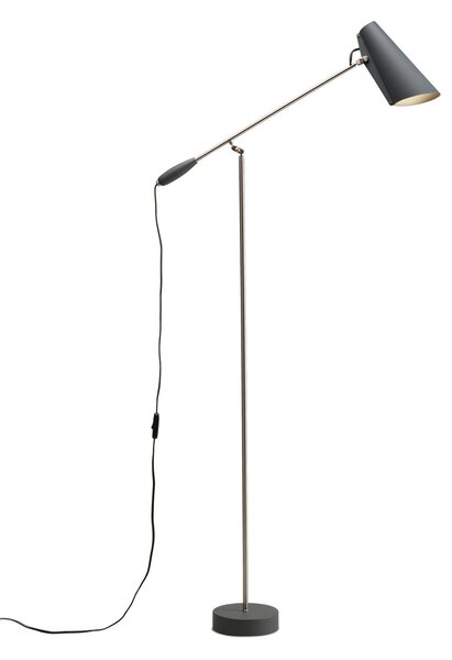 Stojacie Lampa Northern, Birdy, Sivá, Obývacia izba, Kov, Dizajnový