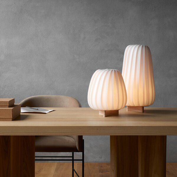 ST906 Stolová Lampa 23x31 Lacquered Paper White