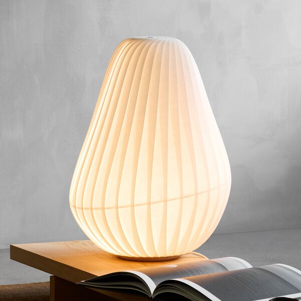 Stolové Lampa Tom Rossau, Biela, Plast