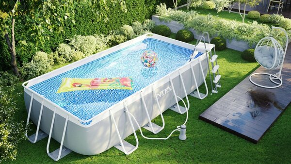 Intex_C Záhradný bazén INTEX 26790 Prism Frame 400 x 200 x 122 cm s kartušovou filtráciou 26790