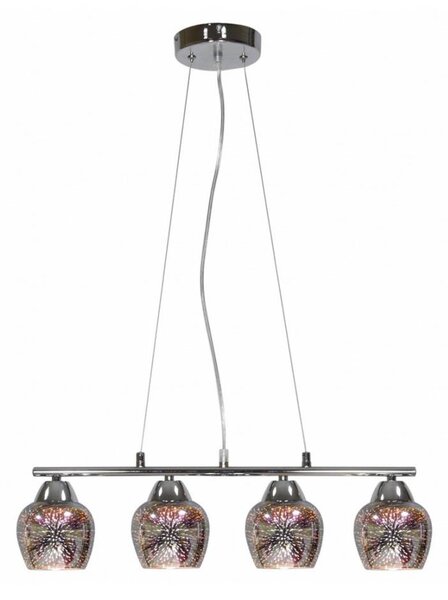 Luster na lanku SIRIUS 4xE27/60W/230V