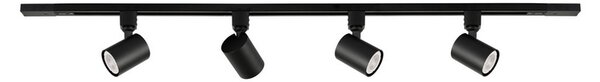 ITALUX TRL-2071-4T-15-BL Lumsi bodová lištová zostava 4xGU10 čierna